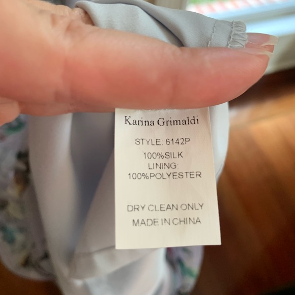 Floral Lavender Karina Grimaldi Romper - Picture 5 of 7